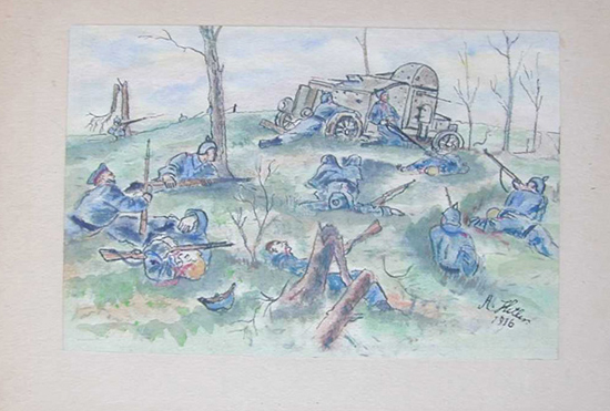 عکس؛ نقاشی‌های هیتلر در تهران