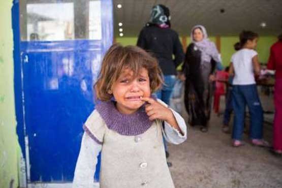 گریه کودک کوبانی/عکس