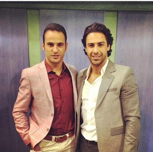 مجیدی و برهانی در كنسرت خواننده پاپ/تشويق شديد 7 و 9 استقلال + عکس