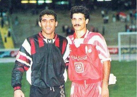 علی دایی و عابدزاده در جوانی/عکس