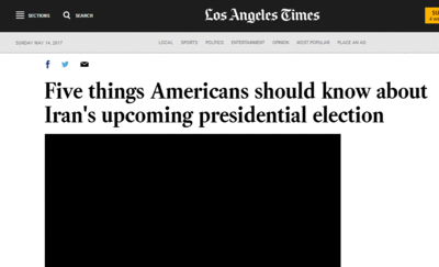 لس آنجلس تایمز: 5 نکته ای که آمریکایی ها باید درباره انتخابات ایران بدانند