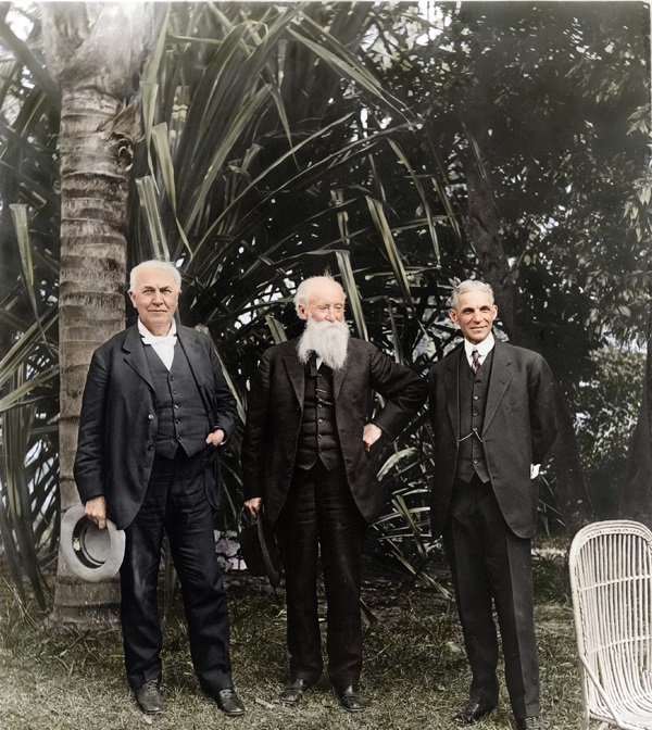 توماس ادیسون در سال 1914/ عکس