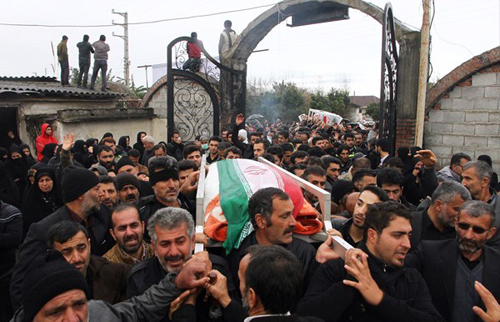 (تصاویر) تشییع زائران جانباخته‌ اربعین