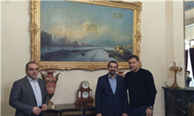 سفیر ایران میزبان علی دایی +عکس