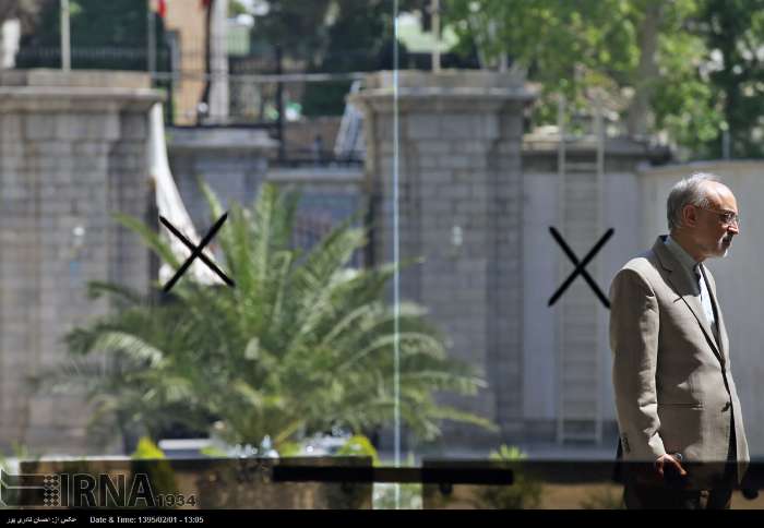 عکسی جالب از علی اکبر صالحی در حاشیه جلسه دولت