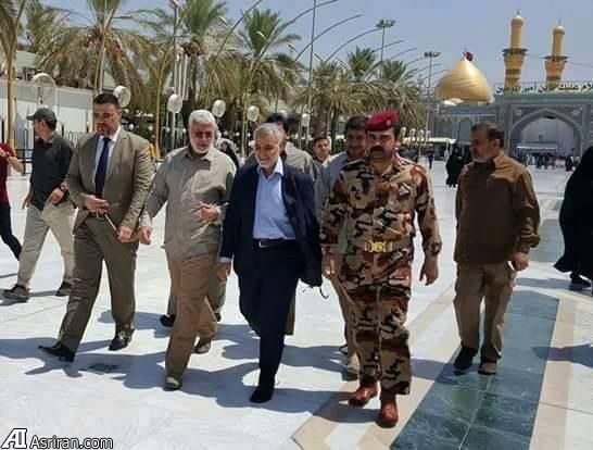 سردار سلیمانی به کربلا رفت (عکس)