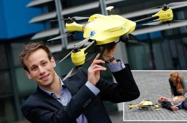 پهپادهایی که آمبولانس می‌شوند /عکس