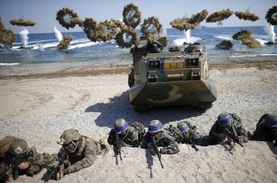 تمرین‌های نظامی ویژه ارتش کره جنوبی 