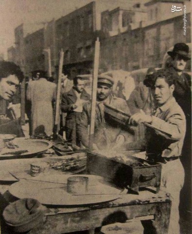 جگرکی خیابانی در تهران قدیم/عکس