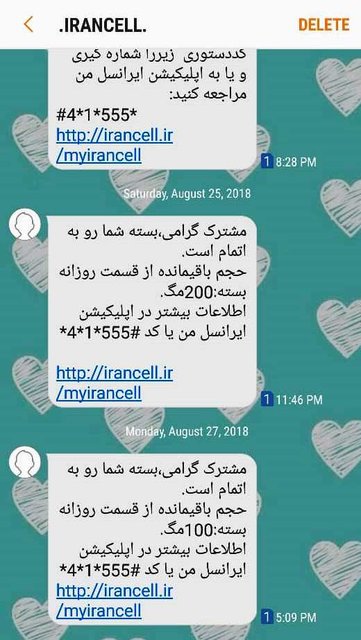Ø§Ø² Ú©Ø¬Ø§ Ø¨Ø¯Ø§Ù†ÛŒÙ… Ø­Ø¬Ù… Ø§ÛŒÙ†ØªØ±Ù†ÛŒØª ØªÙ„ÙÙ† Ù‡Ù…Ø±Ø§Ù‡Ù…Ø§Ù† Ø¨Ù‡ Ø§ØªÙ…Ø§Ù… Ø±Ø³ÛŒØ¯Ù‡ Ø§Ø³ØªØŸ
