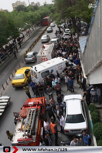 «پله برقی» یک کارگر اصفهانی را بلعید! |عکس| 