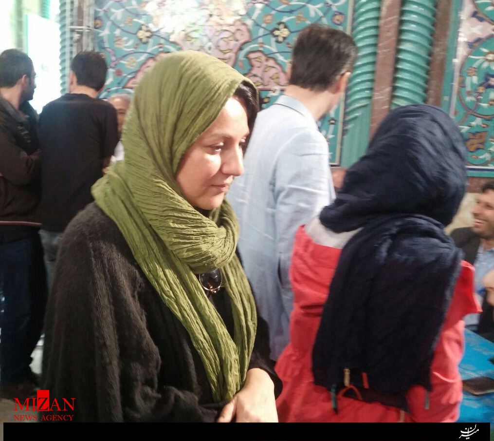 حضور ستاره اسکندری در حسینیه ارشاد+ عکس