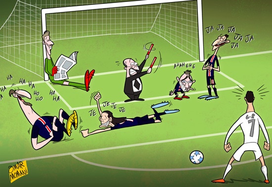 کاریکاتور/ چه گل نزنی شده این رونالدو!