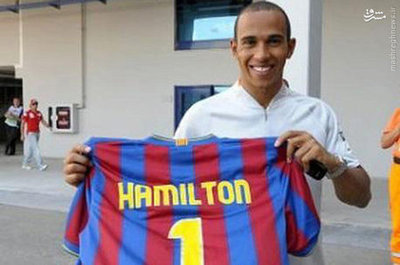 لوئیس همیلتون (راننده فرمول یک) - بارسلونا 