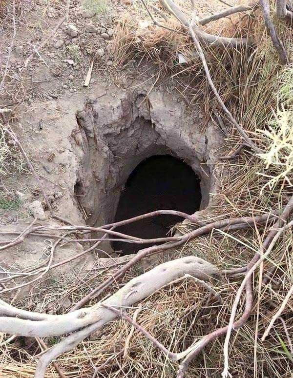 تک تیرانداز سعودی در سوراخ موش به دام افتاد + عکس