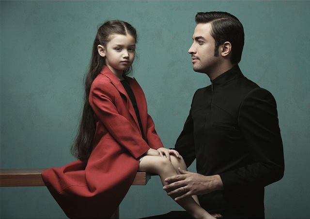 تبریک تولد بنیامین به دخترش/ عکس