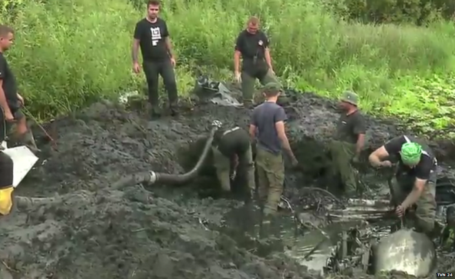 کشف لاشه هواپیمای جنگ جهانی دوم در لهستان
