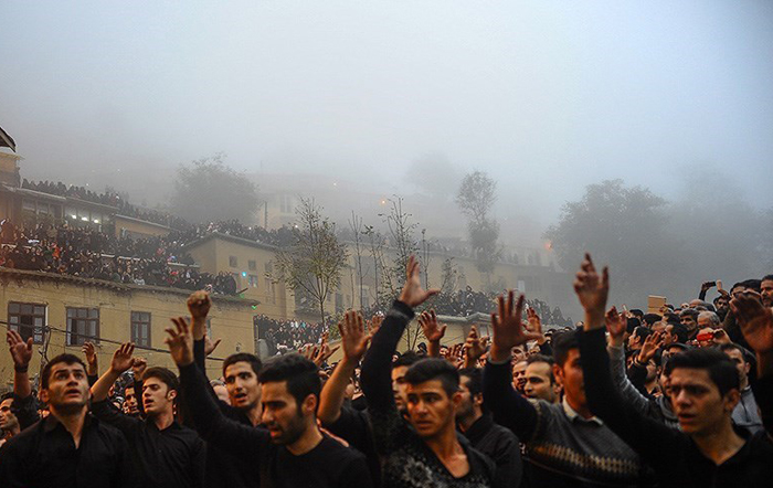 (تصاویر) علم بندان در ماسوله