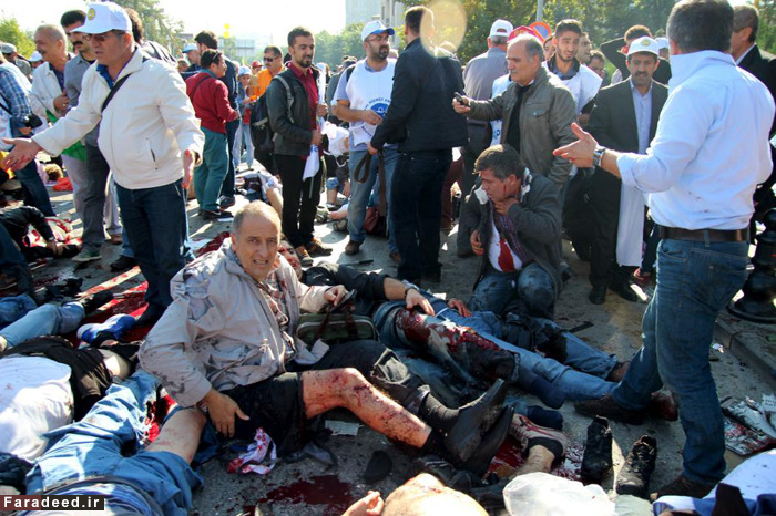 (تصاویر) شنبه خونین ترکیه