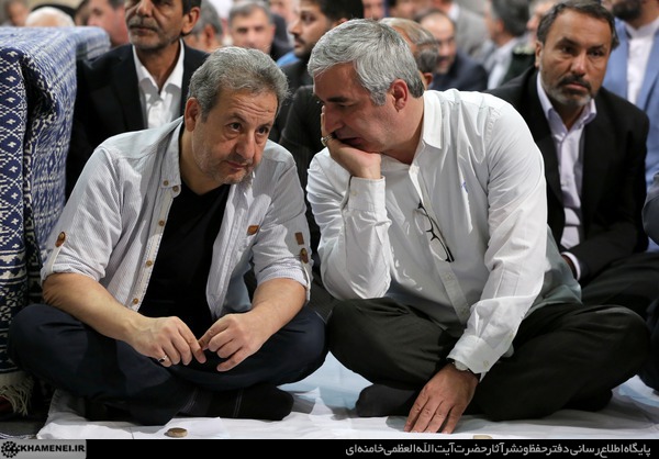 ابراهیم حاتمی کیا در دیدار روز گذشته رهبری/ عکس