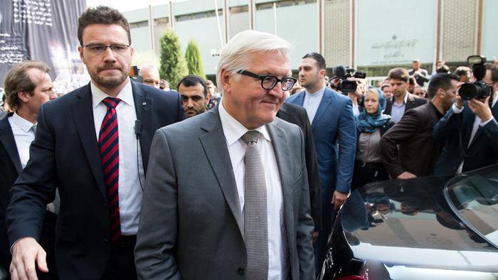 (تصاویر) اشتاین‌مایر در بازار تهران