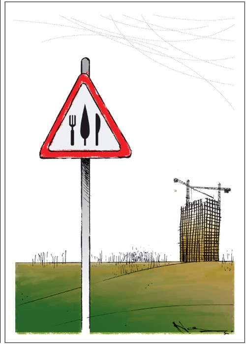 این هم تابلوی ویژه برای تهران!/ کاریکاتور