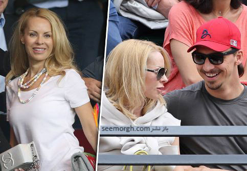 عکس زلاتان ابراهیموویچ و معشوقه اش