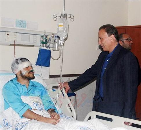 عکس/ عیادت سرمربی پرسپولیس از گابریل