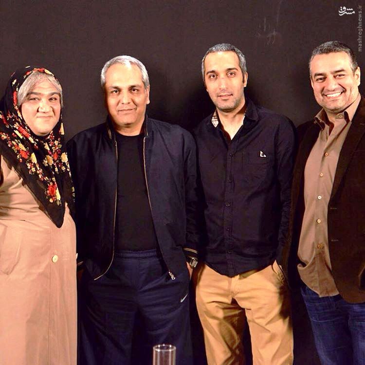 مهران غفوریان با گریم زنانه/عکس