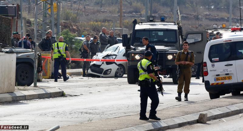 (تصاویر) خودرویی که اسرائیلی‌ها را زیر گرفت