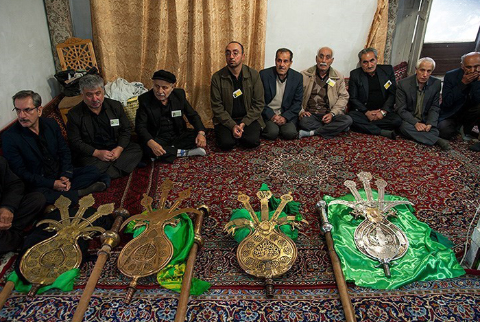 (تصاویر) علم بندان در ماسوله