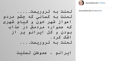 واکنش سیاوش خیرابی