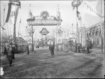 مراسم استقبال از رضاشاه در میدان توپخانه 