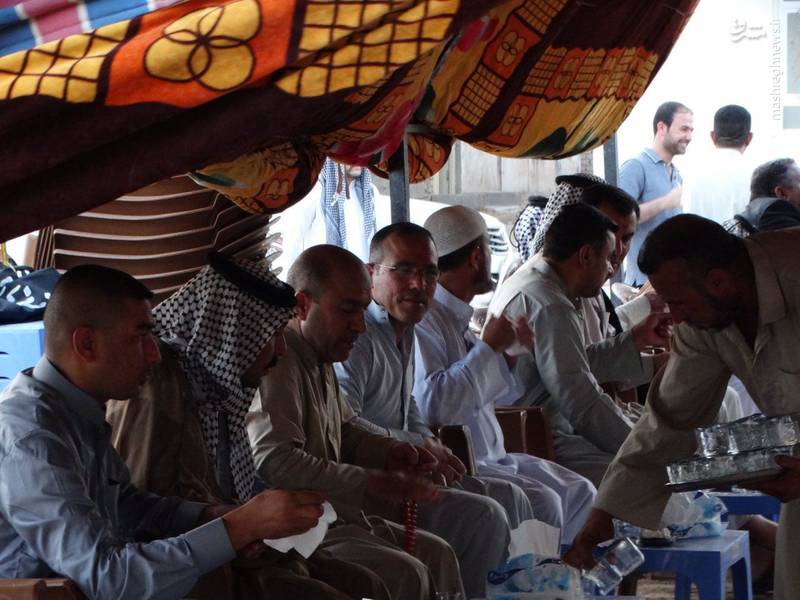 مجلس ترحیم شهید «مرتضی حسین پور»(حسین قمی) در عراق