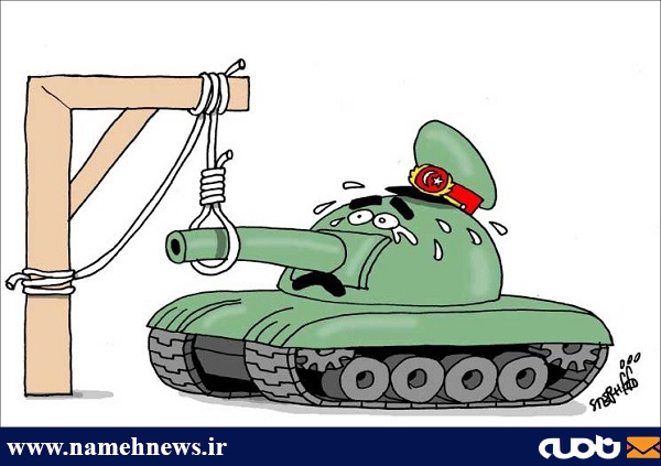 مجازات اعدام برای کودتاگران ترکیه/ کاریکاتور