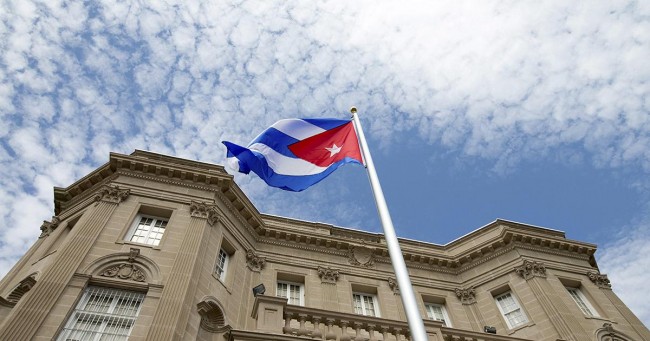 بازگشت پرچم کوبا به پایتخت آمریکا بعد از 54 سال (عکس)