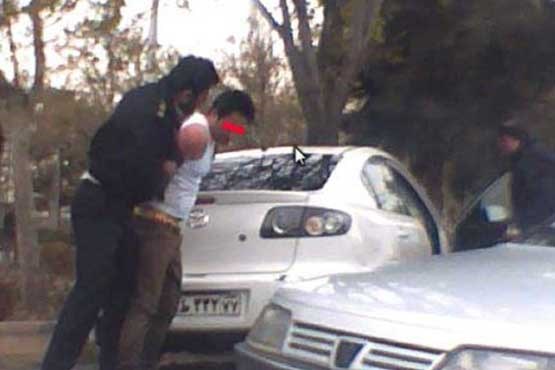سارق «مزدا ۳» دستگیر شد + تصاویر