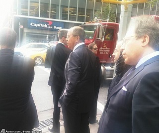 واکنش جالب لاورف به ترافیک نیویورک/عکس