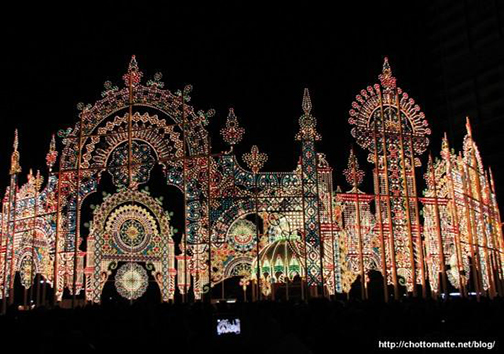 جشنواره‌ی زمستانی نور در ژاپن + تصاویر