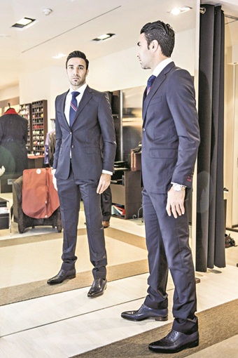 بازیکن ایرانی در اسپانیا مدل شد/عکس