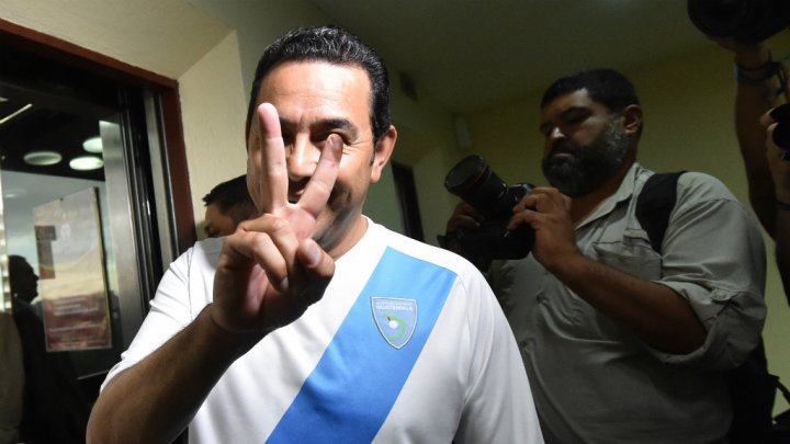 یک کمیدین برنده دور اول انتخابات ریاست جمهوری گواتمالا شد