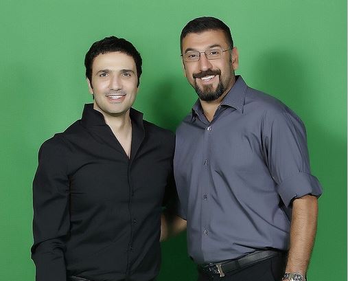 علی انصاریان در کنار ستاره سینما/ عکس