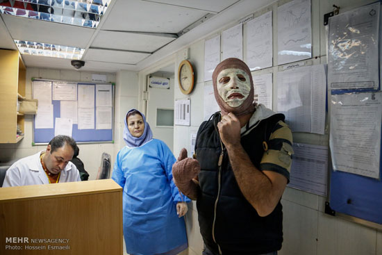 عکس: مصدومان چهارشنبه سوری در تهران