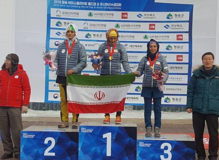 قهرمانی یخ‌نوردان ایران در آسیا