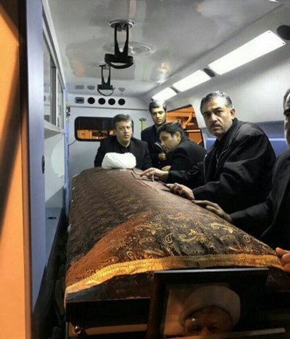 عکس پرحاشیه مهدی هاشمی در آمبولانس