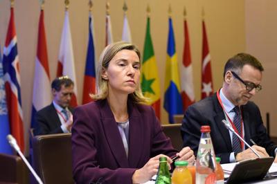 فدریکا موگرینی، رئیس سیاست خارجی اتحادیه اروپا