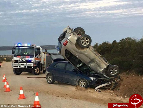 عجیب‌ترین تصادف دنیا فضای مجازی را قبضه کرد +عکس