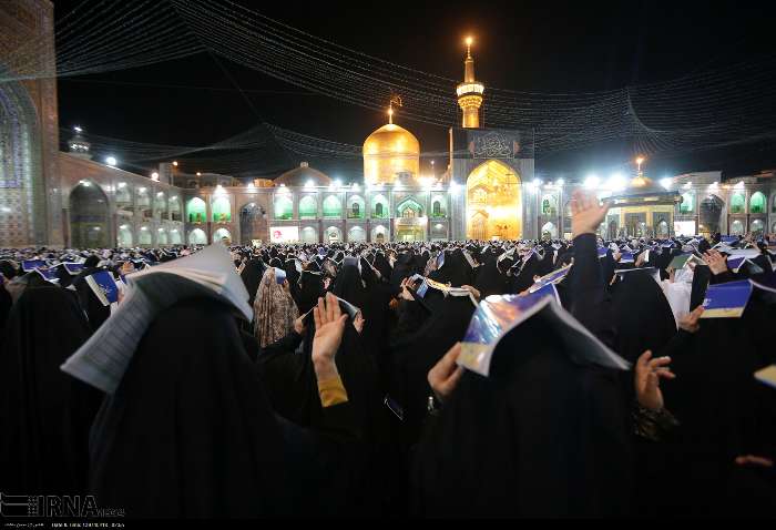 تصاویر/ سومین شب قدر در حرم رضوی