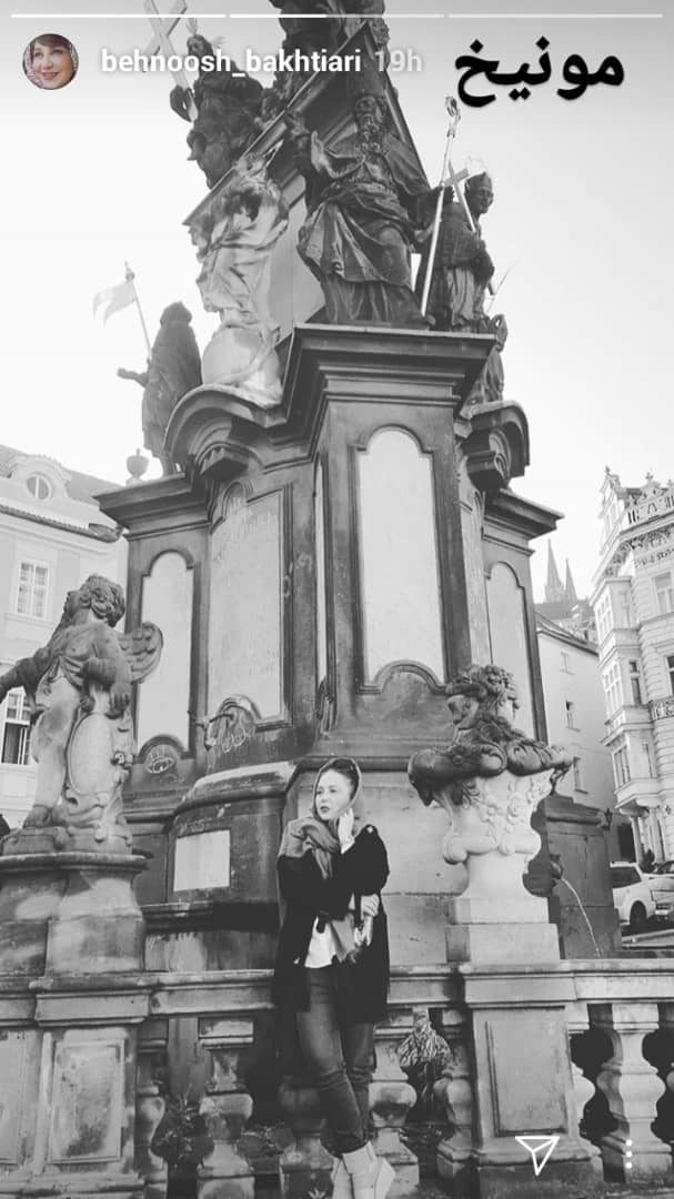 تیپ متفاوت بازیگر زن پرحاشیه در مونیخ/عکس