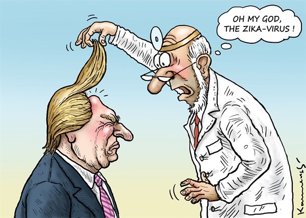 کاریکاتور/ نامزد مبتلا به زیکا!